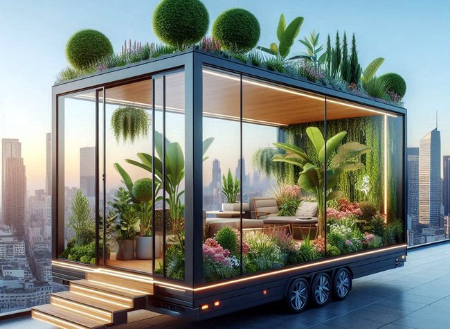 mobil télikert tető terasz